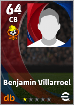 Benjamín Villarroel — CB, OVR 64, MAX 64