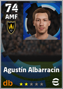 Agustín Albarracín — AMF, OVR 74, MAX 74