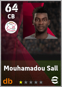 Mouhamadou Sall eFootball player card