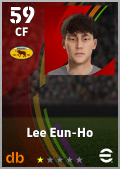 Lee Eun-Ho — CF, OVR 59, MAX 59