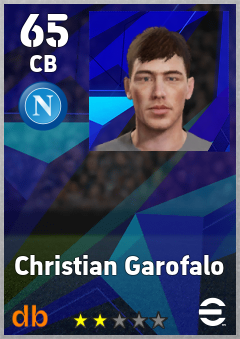 Christian Garofalo — CB, OVR 65, MAX 65