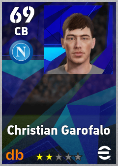 Christian Garofalo — CB, OVR 69, MAX 69
