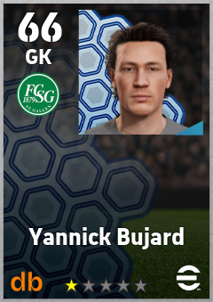 Yannick Bujard — GK, OVR 66, MAX 66