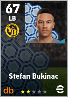 Stefan Bukinac — LB, OVR 67, MAX 67