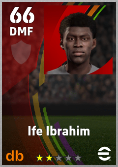 Ife Ibrahim eFootball player card