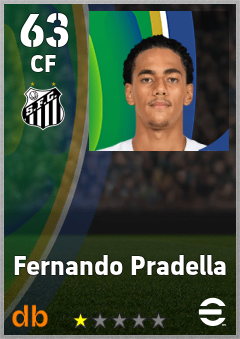 Fernando Pradella — CF, OVR 63, MAX 63