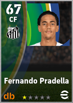 Fernando Pradella — CF, OVR 67, MAX 67