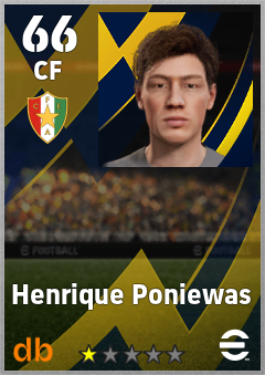 Henrique Poniewas — CF, OVR 66, MAX 66