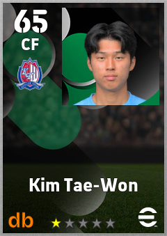 Kim Tae-Won — CF, OVR 65, MAX 65