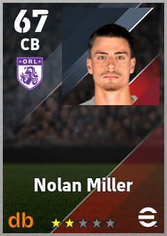 Nolan Miller eFootball player card