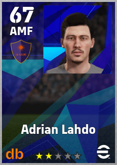 Adrian Lahdo — AMF, OVR 67, MAX 67