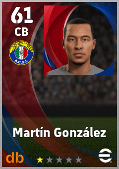 Martín González eFootball player card