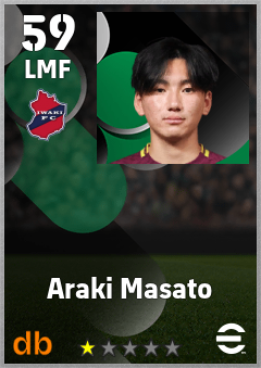 Araki Masato — LMF, OVR 59, MAX 59