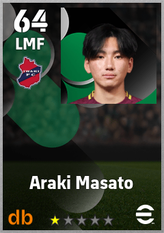 Araki Masato — LMF, OVR 64, MAX 64