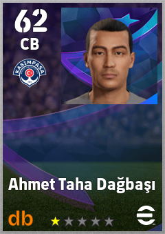 Ahmet Taha Dağbaşı — CB, OVR 62, MAX 62