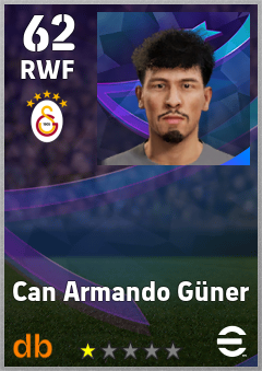 Can Armando Güner eFootball player card