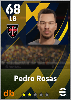 Pedro Rosas — LB, OVR 68, MAX 68