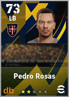 Pedro Rosas — LB, OVR 73, MAX 73