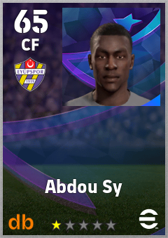 Abdou Sy eFootball player card