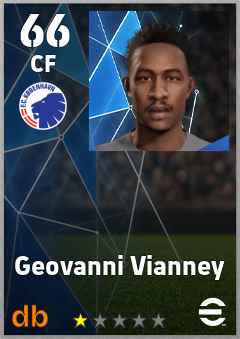 Geovanni Vianney — CF, OVR 66, MAX 66