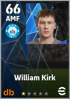 William Kirk — AMF, OVR 66, MAX 66