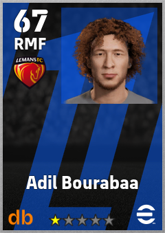 Adil Bourabaa — RMF, OVR 67, MAX 67