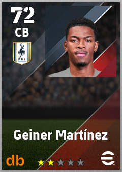 Geiner Martínez eFootball player card
