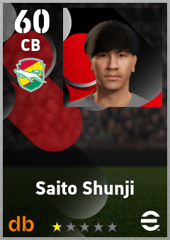Saito Shunji — CB, OVR 60, MAX 60