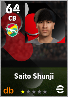 Saito Shunji — CB, OVR 64, MAX 64