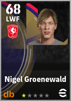 Nigel Groenewald — LWF, OVR 68, MAX 68