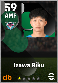 Izawa Riku — AMF, OVR 59, MAX 59