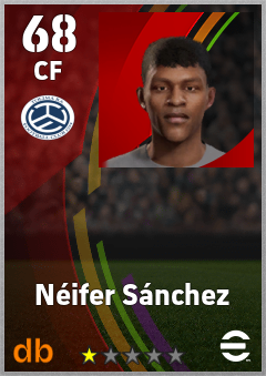 Néifer Sánchez — CF, OVR 68, MAX 68