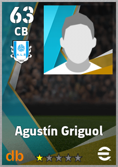 Agustín Griguol — CB, OVR 63, MAX 63
