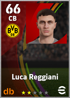 Luca Reggiani — CB, OVR 66, MAX 66
