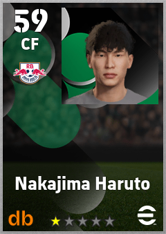 Nakajima Haruto — CF, OVR 59, MAX 59