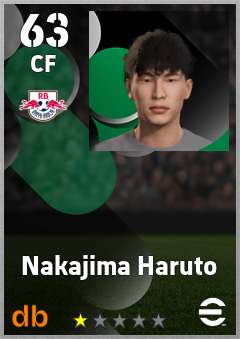 Nakajima Haruto — CF, OVR 63, MAX 63