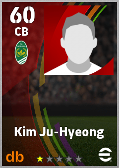 Kim Ju-Hyeong — CB, OVR 60, MAX 60