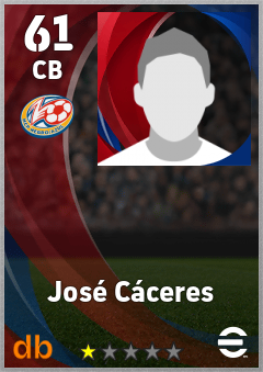José Cáceres — CB, OVR 61, MAX 61