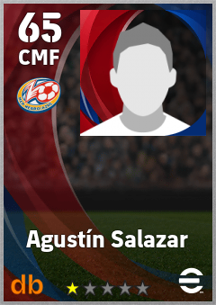 Agustín Salazar — CMF, OVR 65, MAX 65