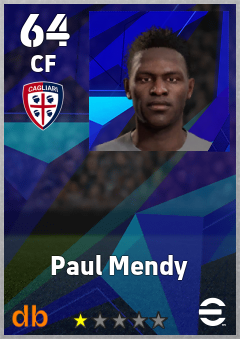 Paul Mendy — CF, OVR 64, MAX 64