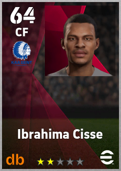 Ibrahima Cisse — CF, OVR 64, MAX 64