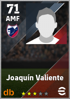 Joaquín Valiente — AMF, OVR 71, MAX 71