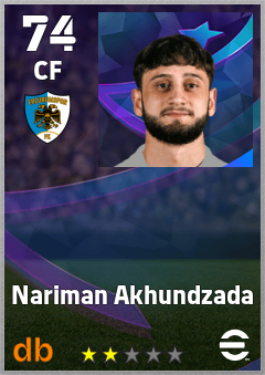 Nariman Akhundzada eFootball player card