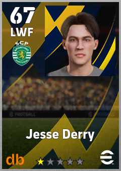Jesse Derry — LWF, OVR 67, MAX 67