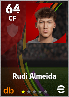 Rudi Almeida — CF, OVR 64, MAX 64