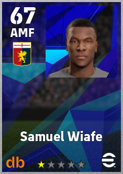 Samuel Wiafe — AMF, OVR 67, MAX 67
