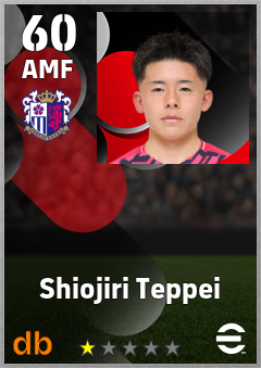 Shiojiri Teppei — AMF, OVR 60, MAX 60