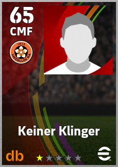 Keiner Klinger — CMF, OVR 65, MAX 65
