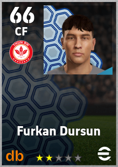 Furkan Dursun — CF, OVR 66, MAX 66