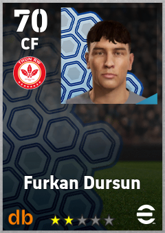Furkan Dursun — CF, OVR 70, MAX 70